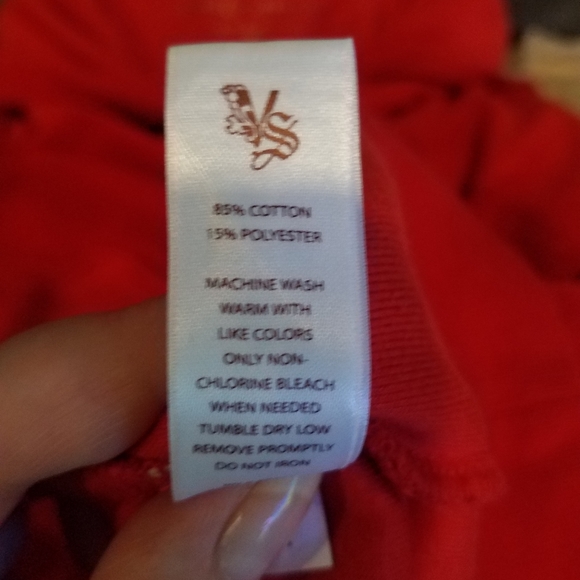 VICTORIA'S SECRET PLUSH & LUSH, RUST RED COLOR HOODIE. SIZE XL. NWOT - Picture 8 of 8